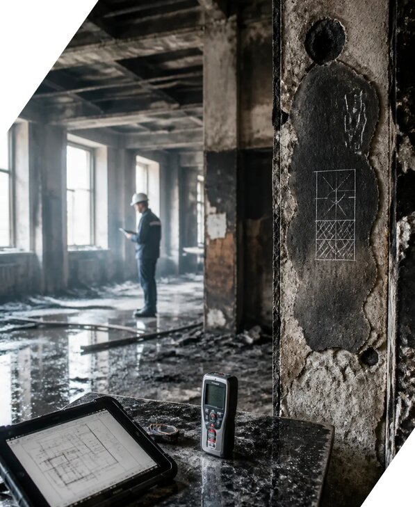 Обследование зданий после пожара в Кунгуре от 15384 р. | ЭкспертизаРоссия