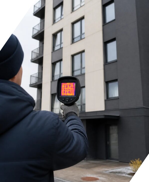 Тепловизионное обследование зданий в Кунгуре от 5128 р. | ЭкспертизаРоссия